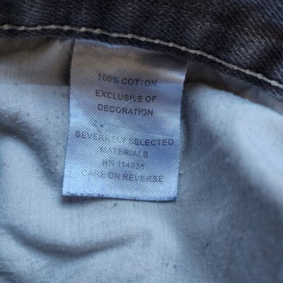 Fly Paper Jeans Mens Size 32x34 Gray Straight Cut Denim Cotton Classic Pockets - Picture 11 of 12